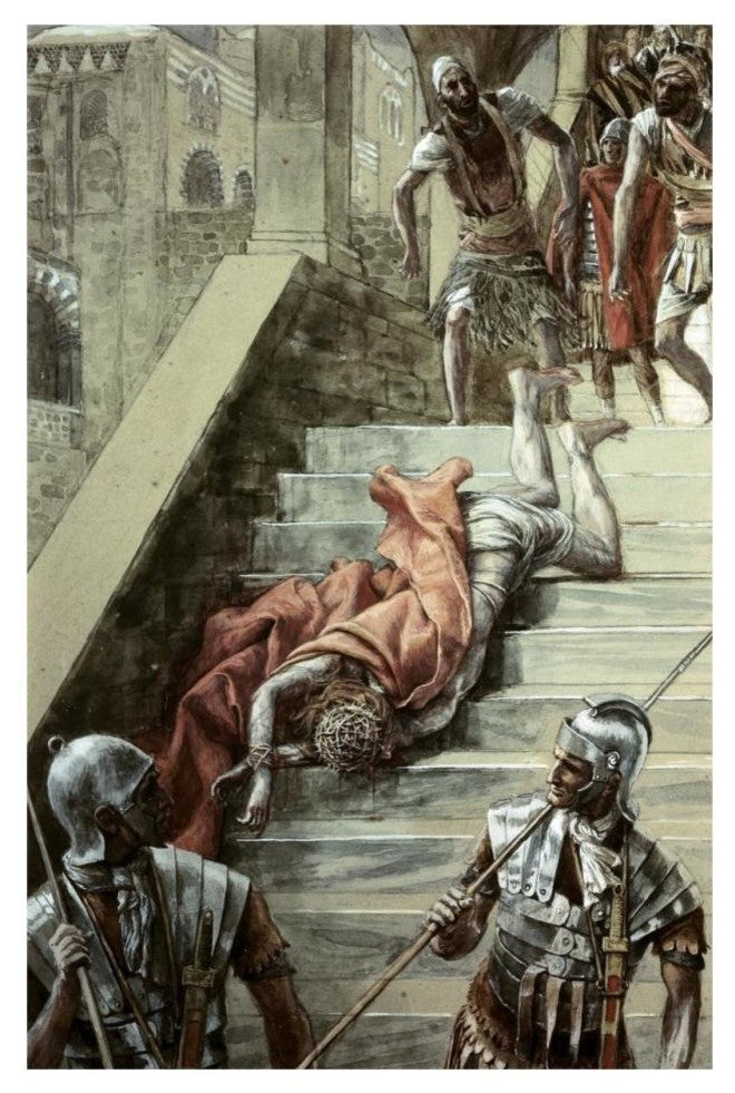 "Holy Stair" Digital Paper Print by James Tissot, 22"x32"