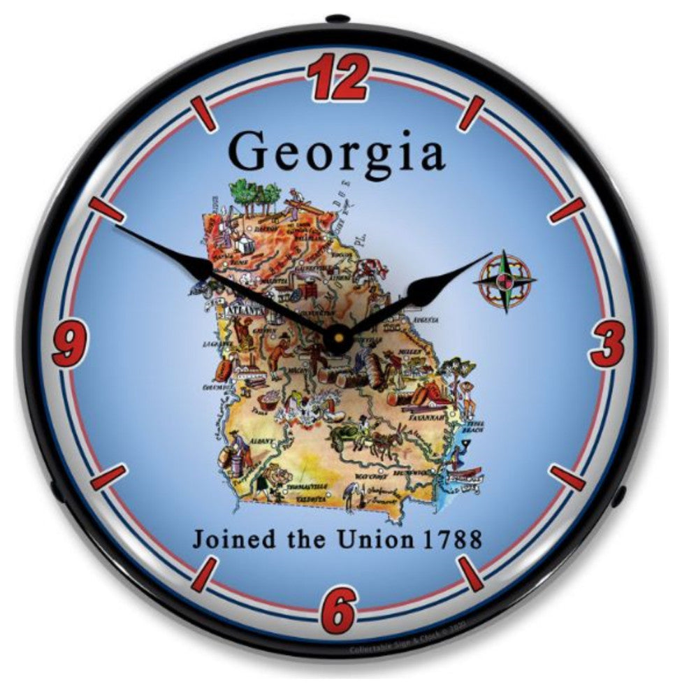 20041092 State of Georgia Clock
