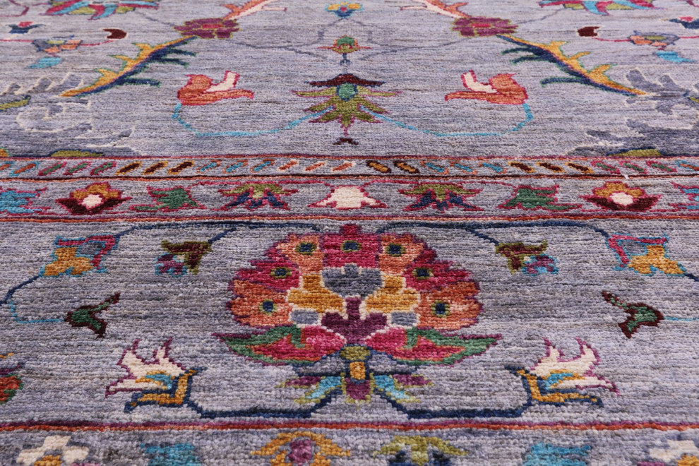 8' 0" X 10' 0" Hand Knotted Persian Tabriz Wool Rug Q8215
