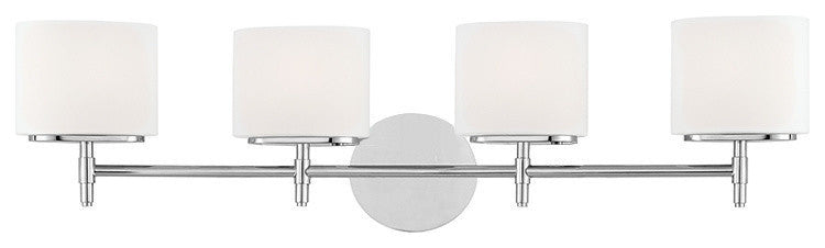 Trinity 4-Light Bath and Vanity, Polished Chrome