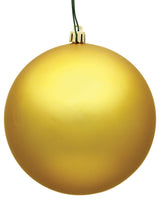 Vickerman N590837Dmv 3" Honey Gold Matte Ball Ornament, 12 Per Bag