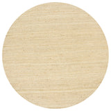 Saket Contemporary Area Rug, Tan, 7'9" Round