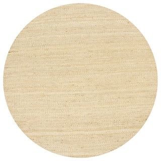 Saket Contemporary Area Rug, Tan, 7'9" Round