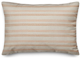 Rust Loose Lines 14x20 Spun Poly Pillow