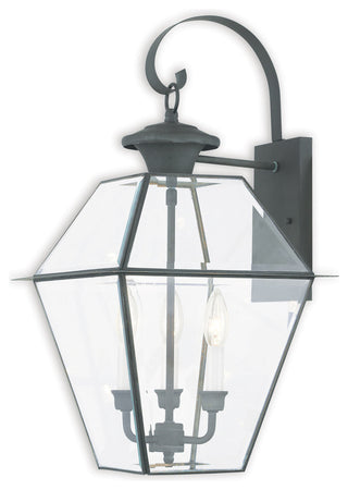 Livex Lighting Westover Charcoal Light Outdoor Wall Lantern