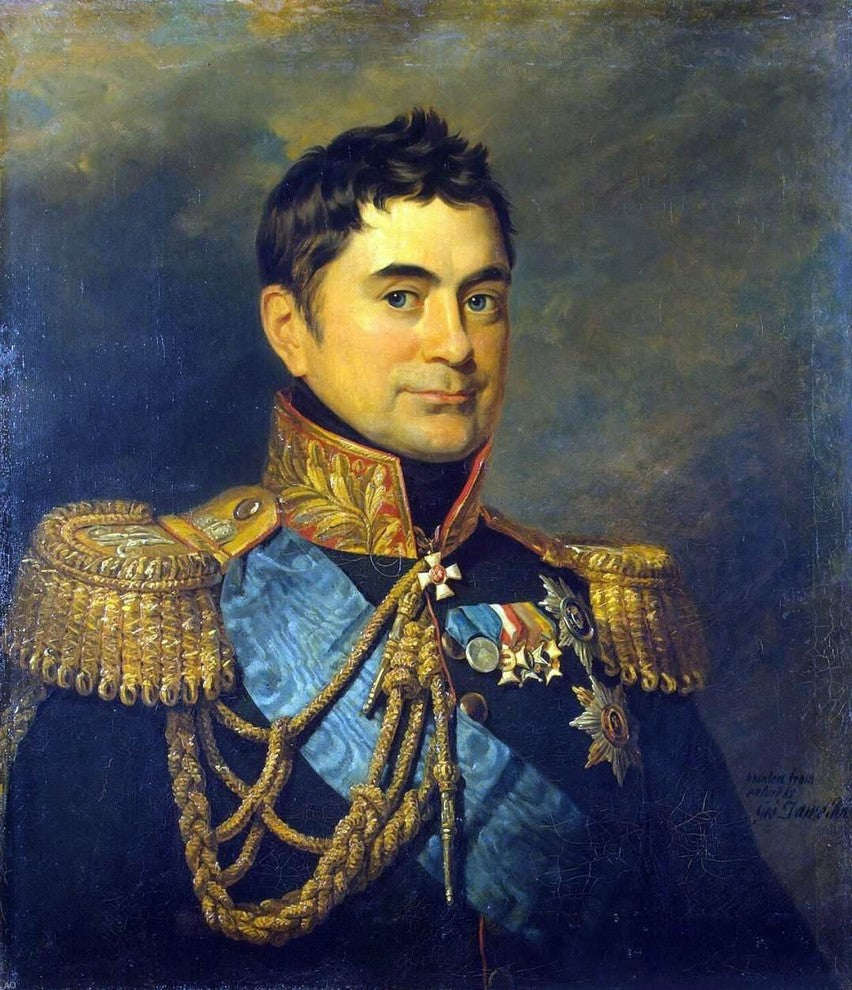 George Dawe Portrait of Pyotr M. Volkonsky, Gallery Wrapped Canvas, 20"x25"