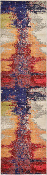 Rug Unique Loom Estrella Pink Runner 2' 7 x 10' 0