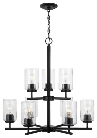 Generation Lighting 31172 Oslo 9 Light 26"W Pillar Candle - Bronze