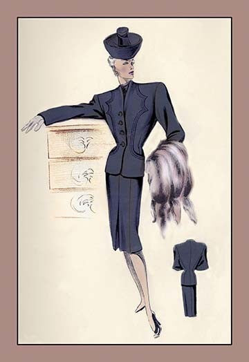 Tailored Soft Suit - Fine Art Giclee Print 24" x 36"