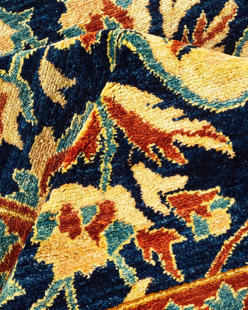 Mogul, One-of-a-Kind Hand-Knotted Area Rug Blue, 12' 0" x 15' 1"