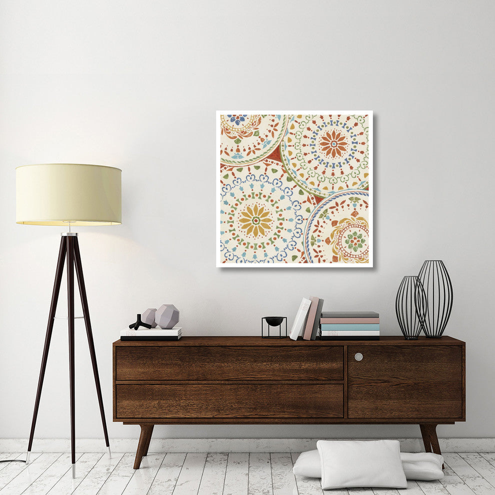 "Spanish Impressions V" Digital Paper Print by Daphne Brissonnet, 38"x38"
