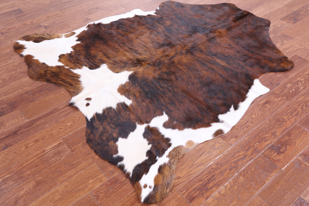 6' 5" X 6' 0" Natural Cowhide Rug C1814