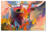 Richard Wallich 'Steer' Canvas Art, 32 x 22