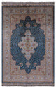 High End Persian 100% Silk Hand Knotted Rug 4' 0" X 6' 0'' Q4833