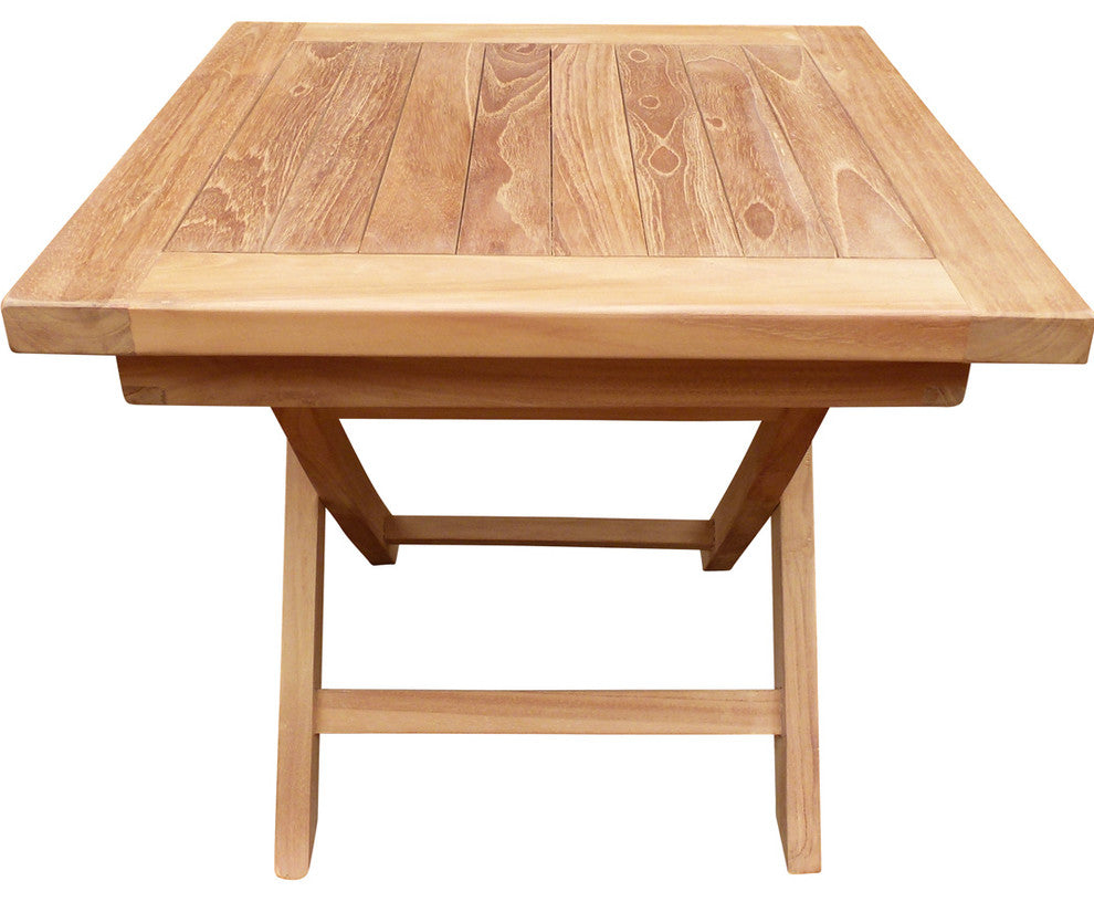Seven Seas Teak Folding End Table
