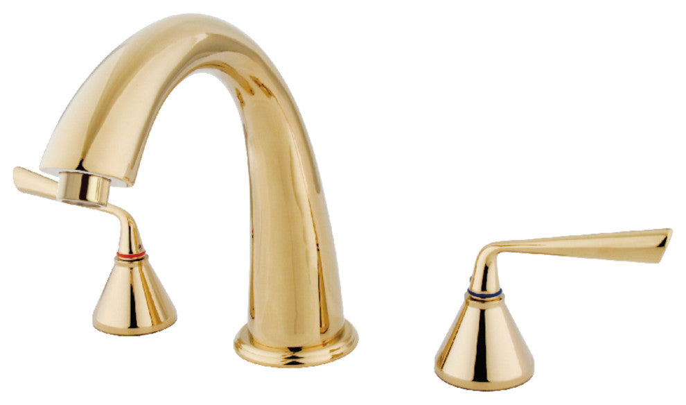 Kingston Brass Roman Tub Faucet, Polished Brass