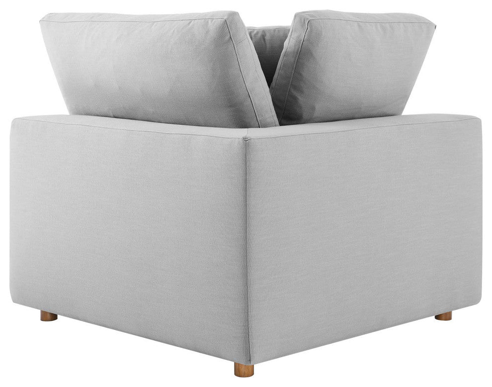 Modular Sectional Deep Sofa Set, Gray, Fabric, Modern, Lounge Hospitality