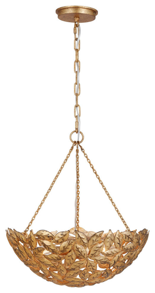 Kelan Small Pendant, Antique Gild