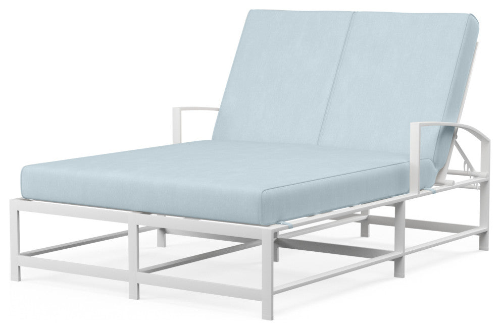 Bristol Sunbrella Upholstered Double Outdoor Chaise