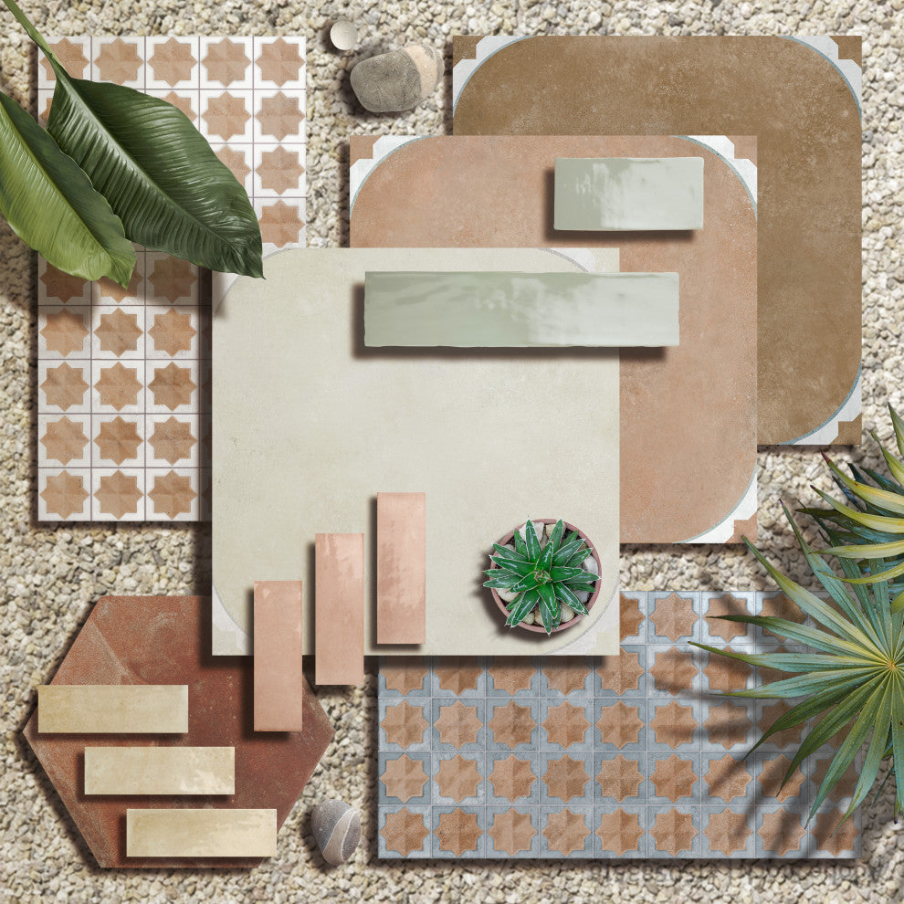 Tetuan Arena Porcelain Floor and Wall Tile, Arena