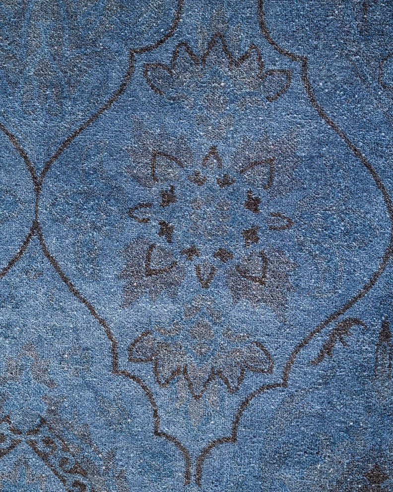 Fine Vibrance, One-of-a-Kind Hand-Knotted Area Rug Gray, 6'2"x8'10"