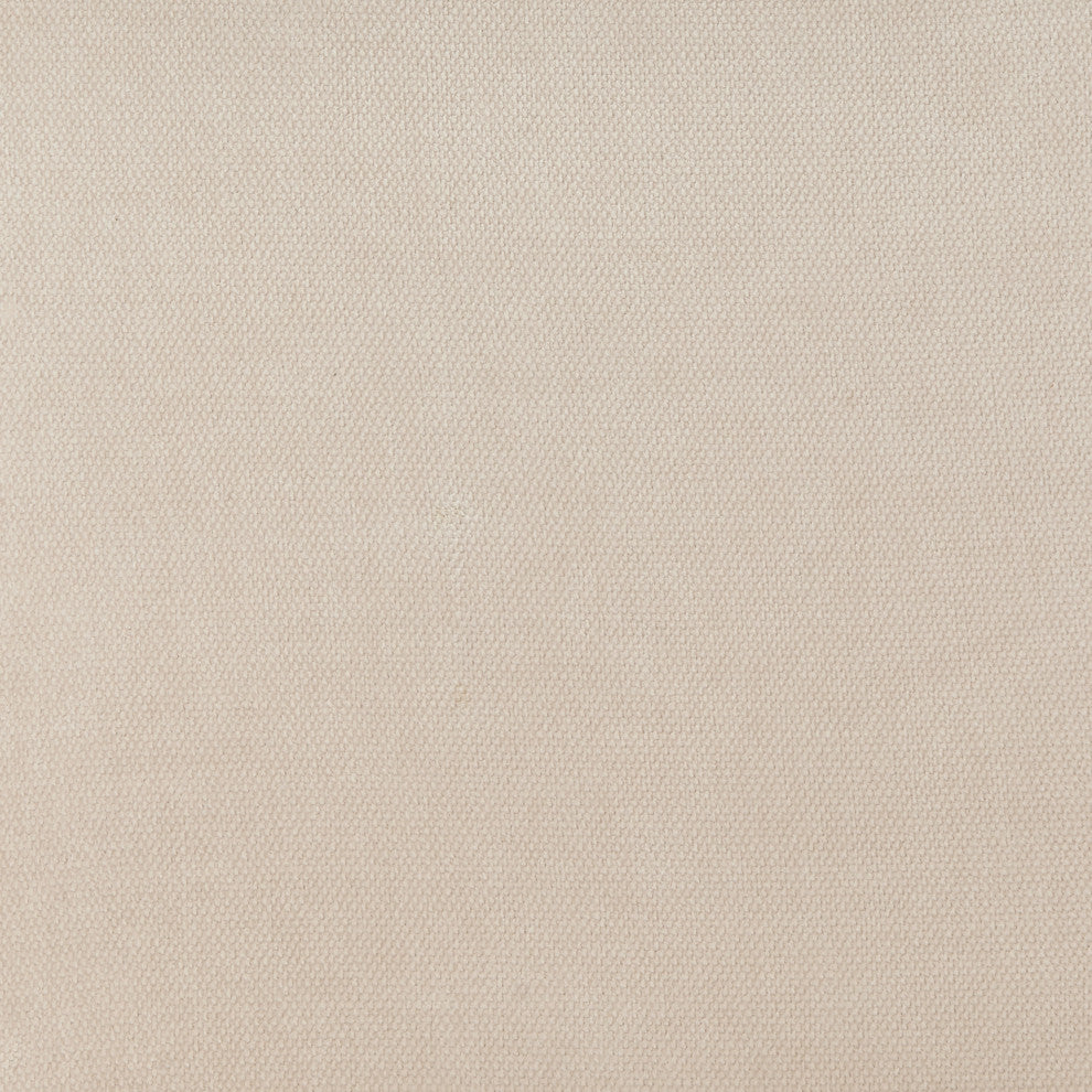 Darcie Office Chair, Light Beige Fabric, Beige Leatherette and Black Base