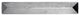 Pyramid Cabinet Hardware Pull, Satin Pewter