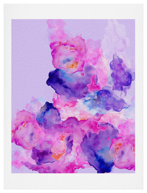 Deny Designs Viviana Gonzalez Watercolor Love 1 Art Print