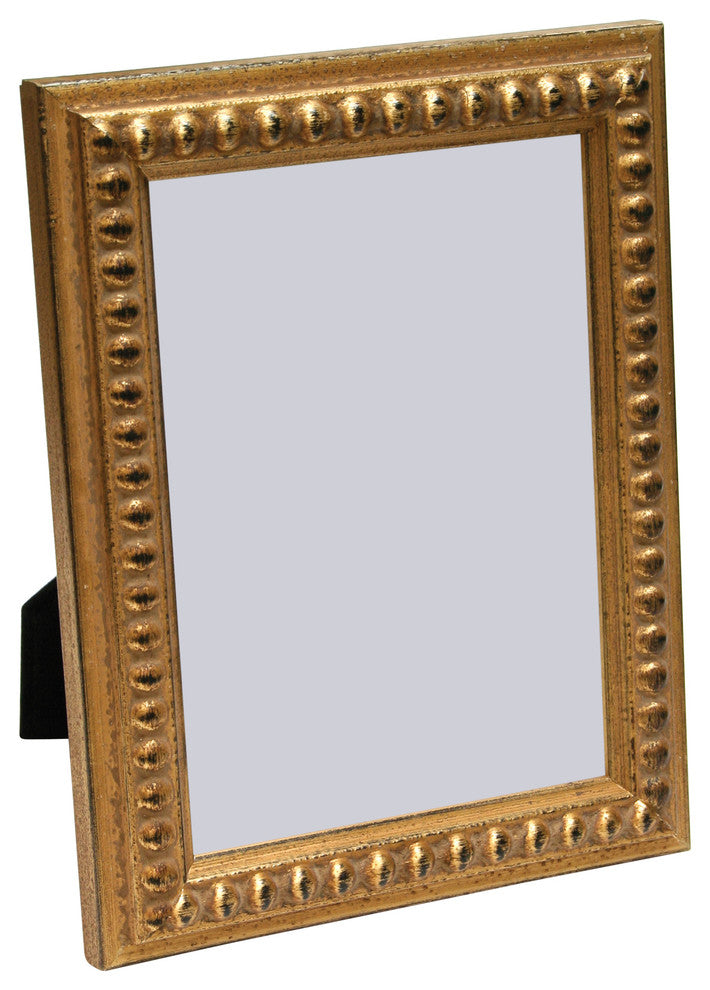 Arezzo Antique Frame, Gold With Beads, 4"x6"