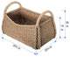 Large Sized Rectangular Sea Grass Basket