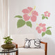 Hibiscus Wall Art Reusable Stencils For Trendy DIY Design, Large