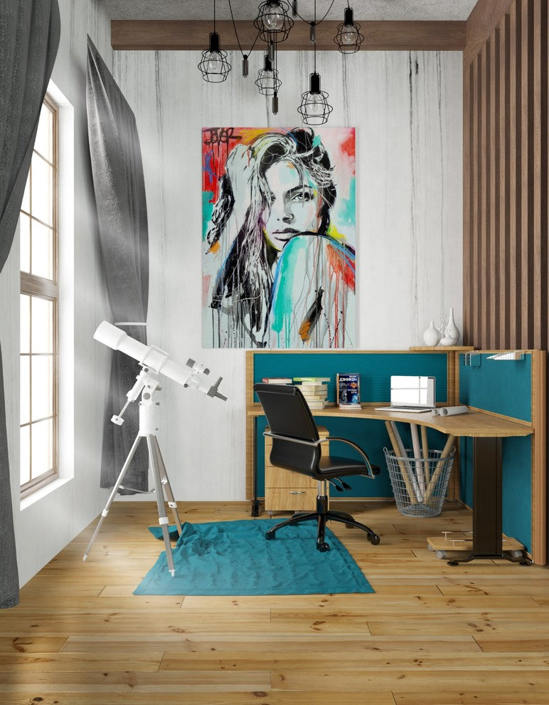 Epic Graffiti "In Spirit" by Loui Jover, Giclee Canvas Wall Art, 26"x40"