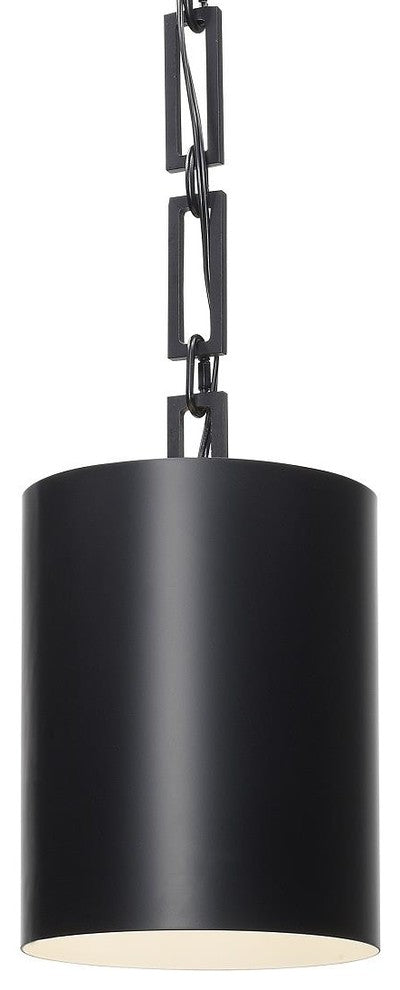 Alston 1 Light Mini Chandelier in Matte Black