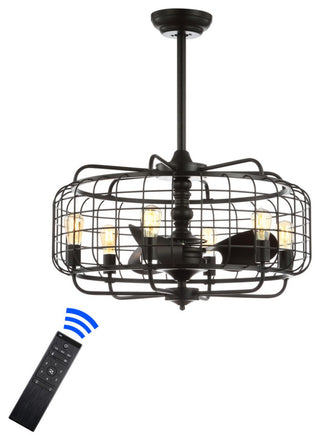 Safavieh Larsin Ceiling Light Fan Black