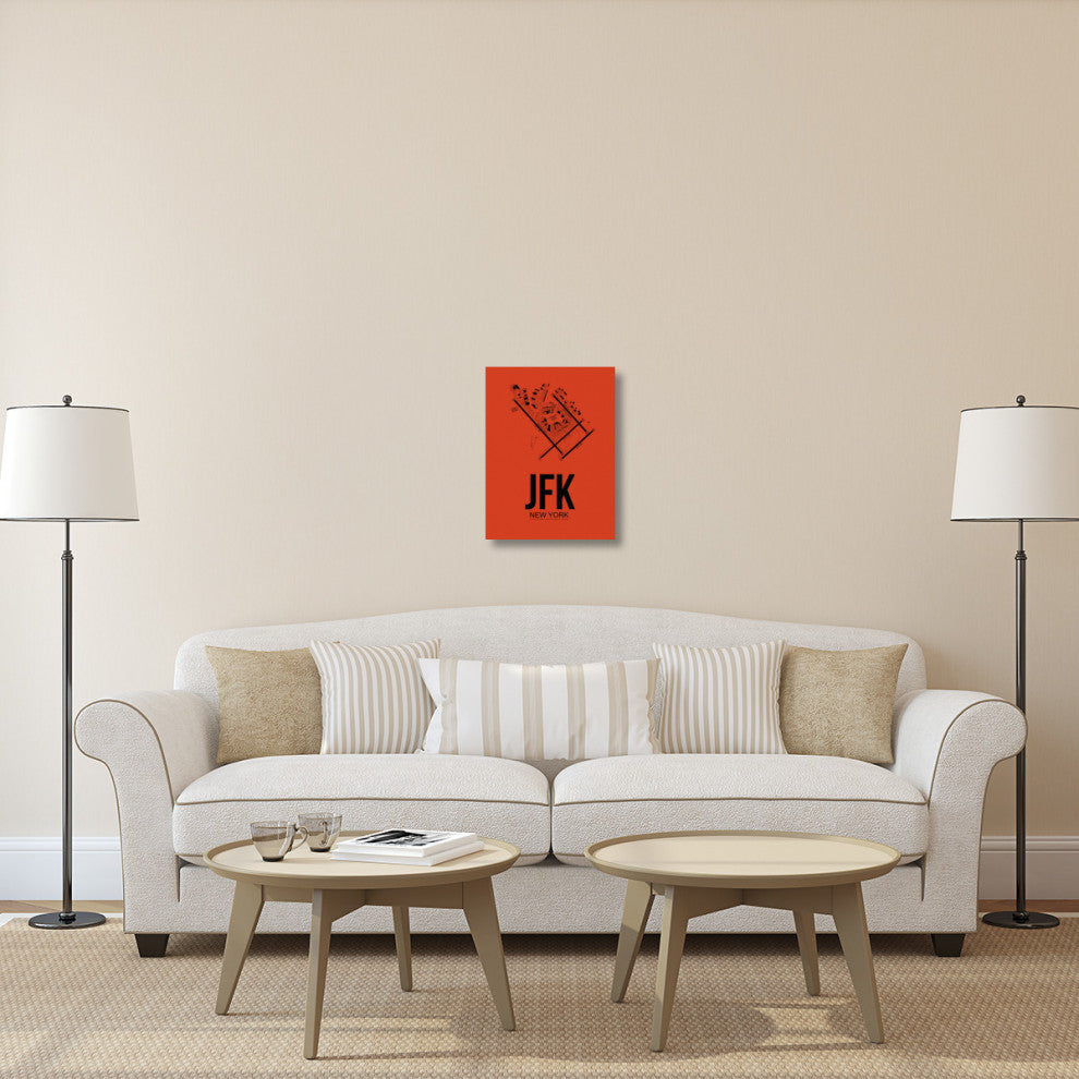 "JFK New York Airport Orange" Fine Art Print