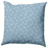 Ice Colored Scattered Trees Winter Polyester Throw Pillow, 18"x18"