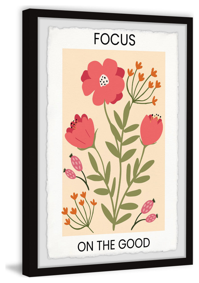 "Focus on the Good" Framed Painting Print, 30x45