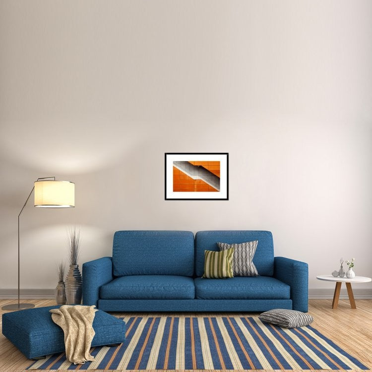 "Steel" Framed Digital Print by Alida Van Zaane, 30x22"