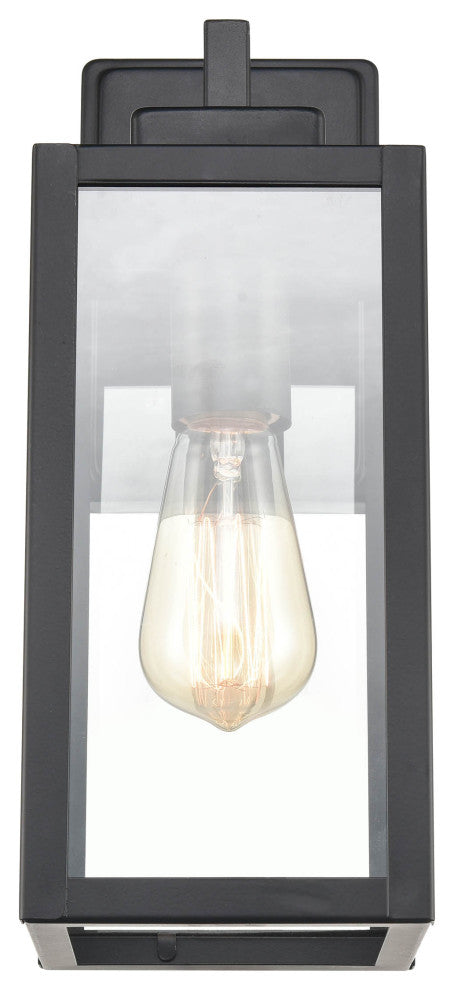 Atless Collection 1 Light 5" Powder Coat Black Outdoor