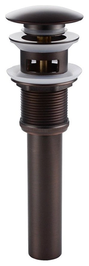 Nuevitas Solid Brass Pop-Up Drain, Oil Rubbed Bronze