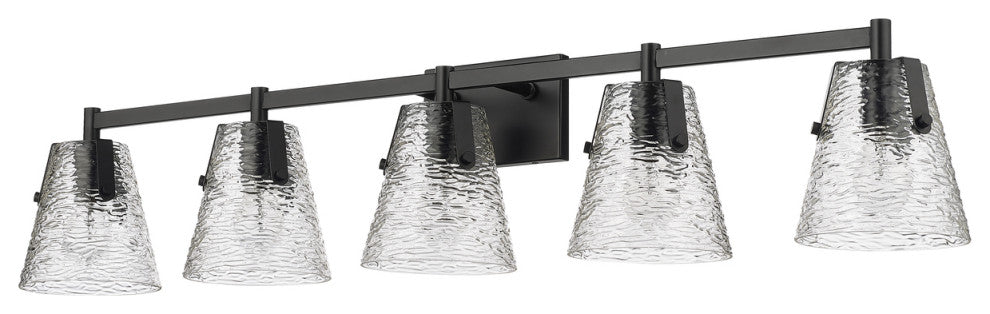 Z-LITE 5-Light Vanity, Matte Black
