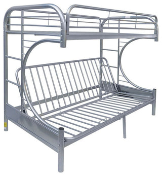 Acme Eclipse Twin XL/Queen/Futon Bunk Bed Silver