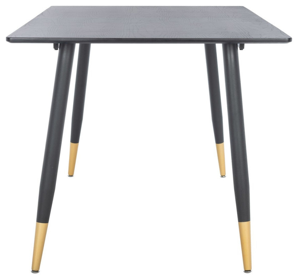 Safavieh Acre Dining Table, Black/Gold
