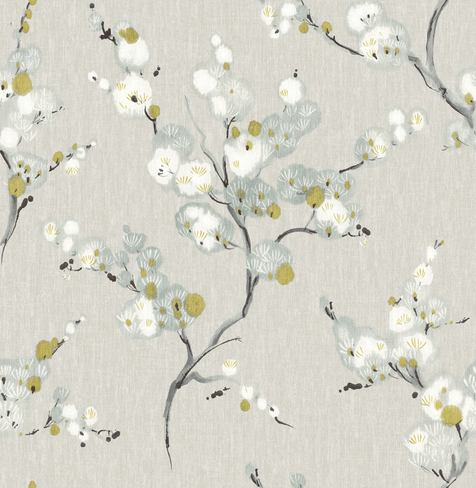 Bliss Blue Blossom Wallpaper Bolt