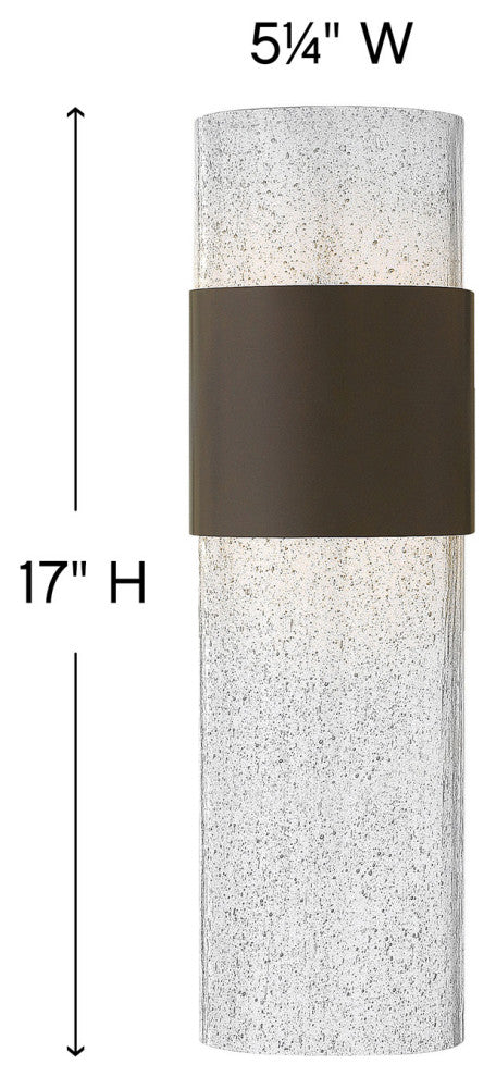 Hinkley Horizon Medium Wall Mount Lantern, Buckeye Bronze