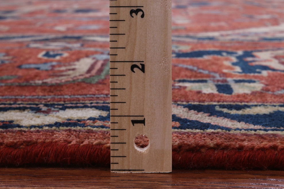 10' 1" X 13' 8" Heriz Serapi Hand Knotted Wool Rug - Q16001