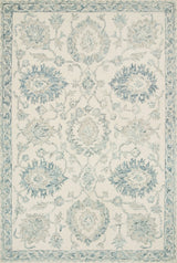 Loloi Norabel Ivory/Blue 5'-0" x 7'-6" Area Rug