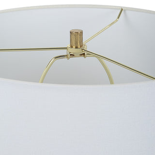 28" Coastal Gold Table Lamp