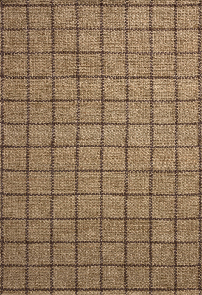 Chris Loves Julia x Loloi Fletcher Natural / Brown 2'-3" x 3'-9" Runner Rug
