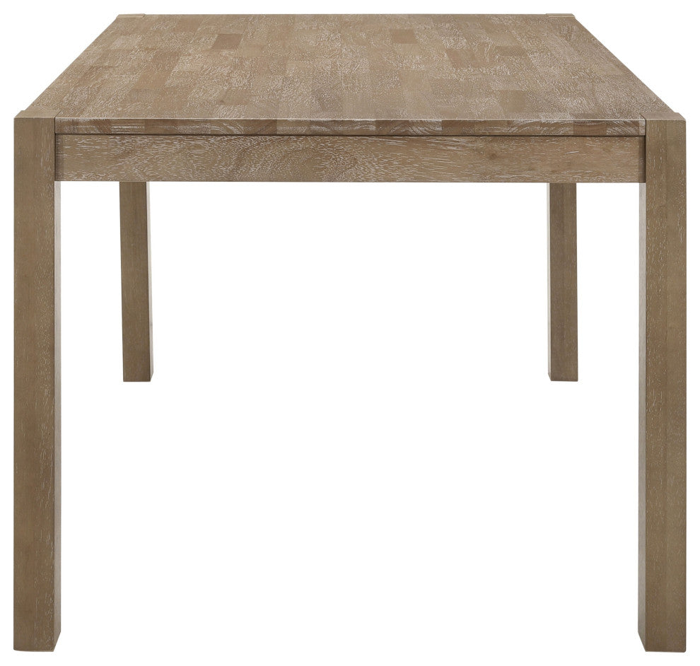 Scottsdale 6-piece Rectangular Dining Set Brown Washed